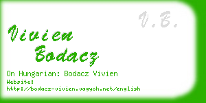 vivien bodacz business card